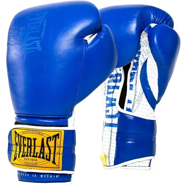 Gants De Boxe à Fermeture Auto-Agrippante Everlast 1910 16 Oz-image