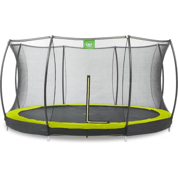 Trampoline Enterré Avec Filet De SéCurité Exit Toys Silhouette 427 Cm-image