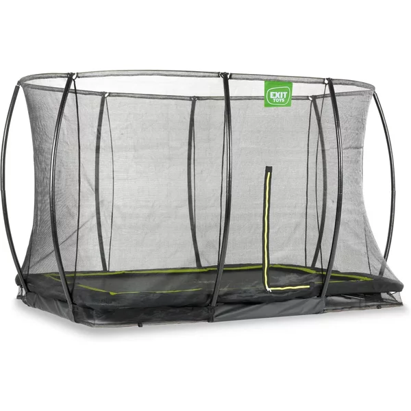 Trampoline Enterré Avec Filet De SéCurité Exit Toys Silhouette 244 X 366 Cm-image