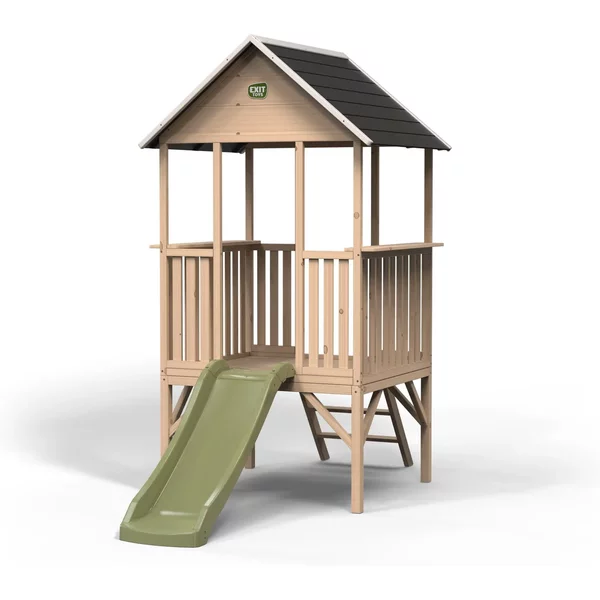 Maisonnette En Bois Avec Toboggan Exit Toys Panorama 300-image