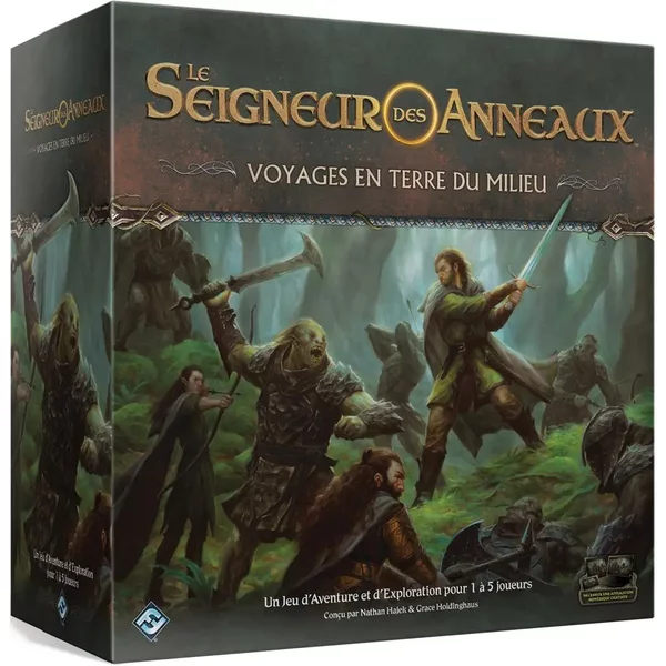 Jeux De SociéTé Fantasy Flight Games Le Seigneur Des Anneaux - Voyages En Terre Du Milieu-image