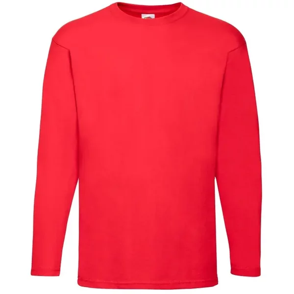 Langarm-T-Shirt Fruit of the Loom Valueweight