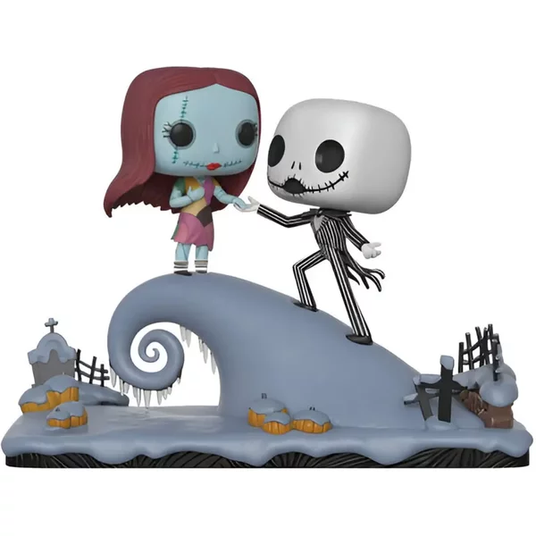 Figurine Funko Disney Nightmare Before Christmas Jack And Sally On The Hill-image