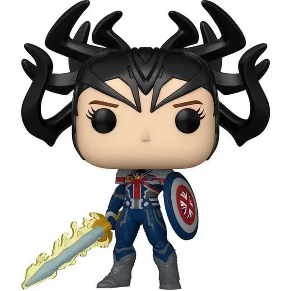 Figurine Vinyl Funko What If...? Pop! Animation Infinity Captain Carter-image