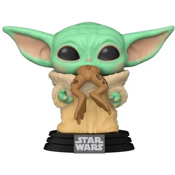 Figurine Funko Pop Star Wars Mandalorian The Child With Frog-image