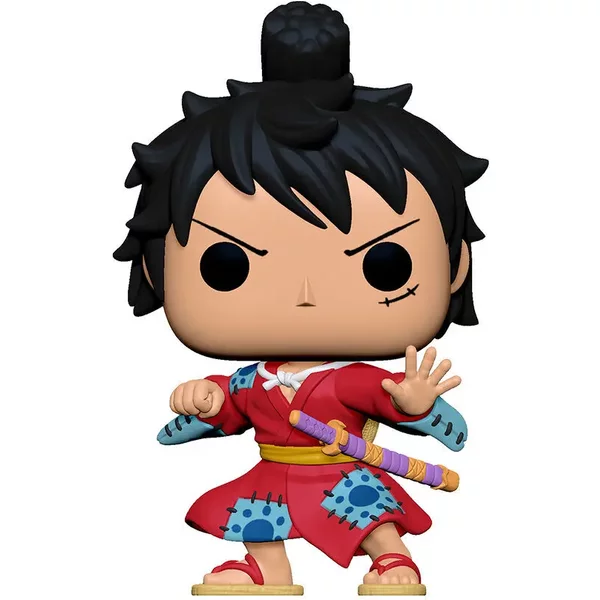 Figurine Funko Pop One Piece Luffy In Kimono-image
