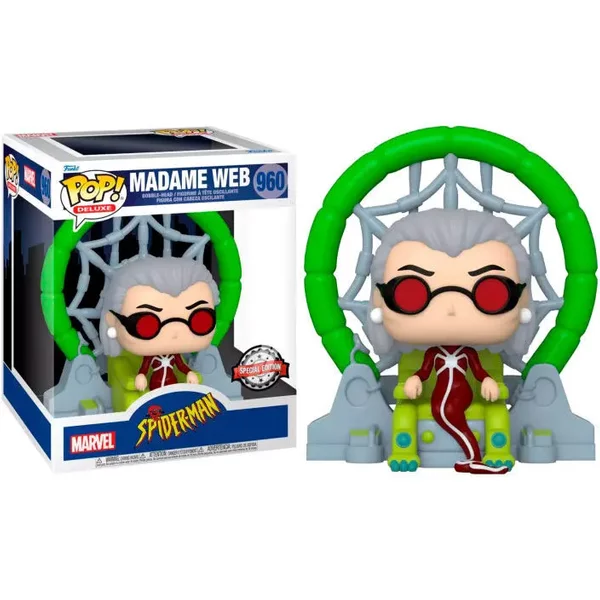 Figurine Funko Pop Marvel Spiderman Madame Web Exclusive-image