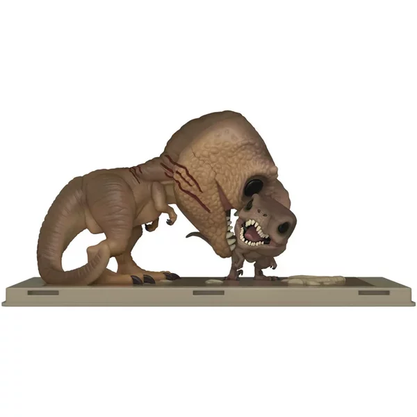 Figurine Funko Pop Movie Poster Jurassic Park Tyrannosaurus Rex And Velociraptor-image