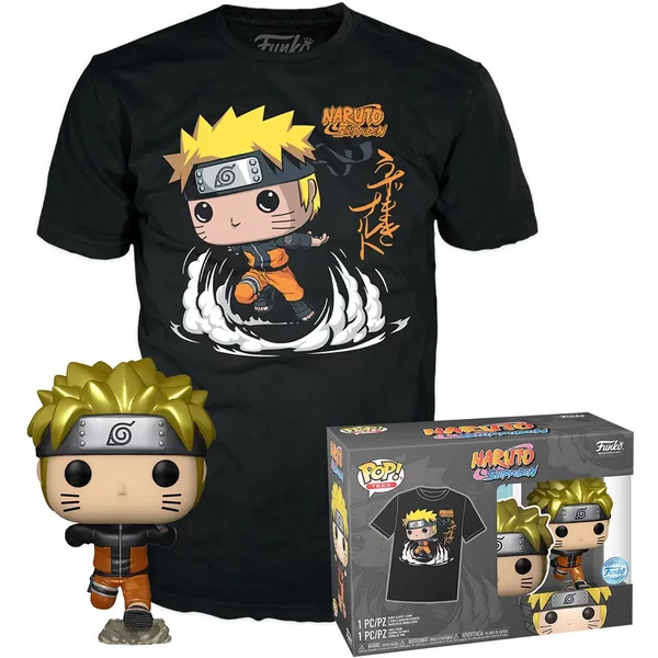 Figurine Funko Pop & T-Shirt Naruto Shippuden Exclusive-image