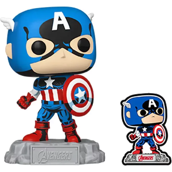 Figurine Funko Pop Marvel Los Vengadores Avengers Captain America Exclusive-image