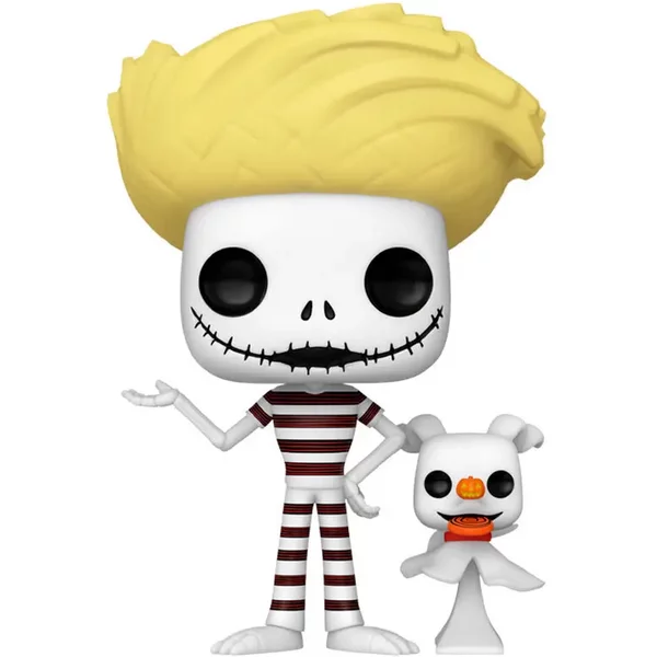 Figurine Funko Pop Disney Nightmare Before Christmas Jack With Zero-image