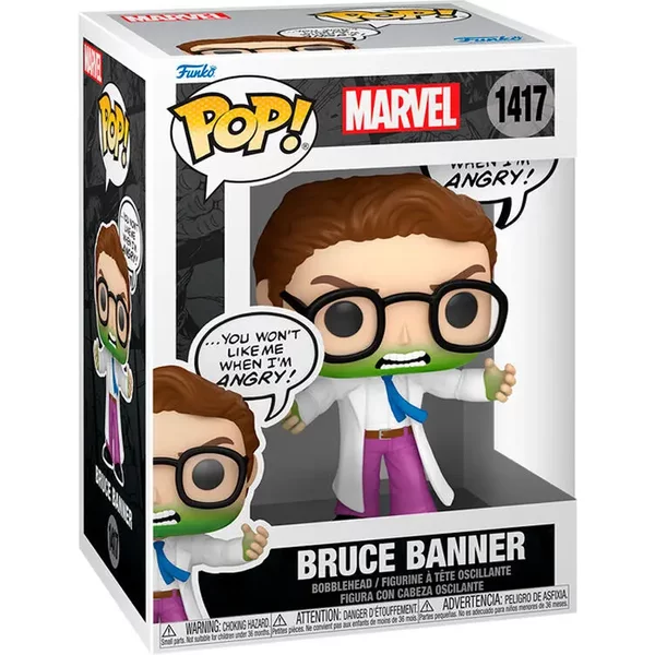 Figurine Funko POP Marvel Bruce Banner Hulk-image