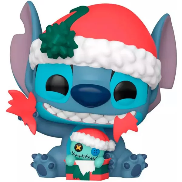 Figurine Funko Pop Disney Lilo & Stitch - Stitch Unwrapping Gift-image