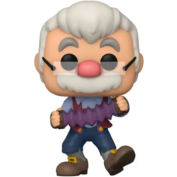Figurine Funko Pinocchio 80Th Anniversary Pop Disney Vinyl Geppetto W/Accrdion-image