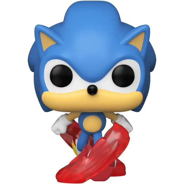 Figurine De Collection Vinyle Funko Sonic The Hedgehog Pop! Games Sonic 30Th - Running Sonic-image