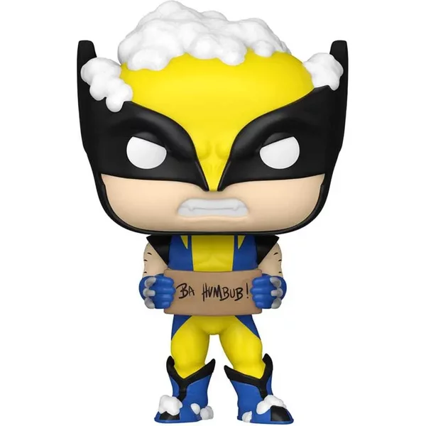 Figurine De Collection Funko Marvel Holiday Pop! Marvel Vinyl Wolverine W/ Sign-image