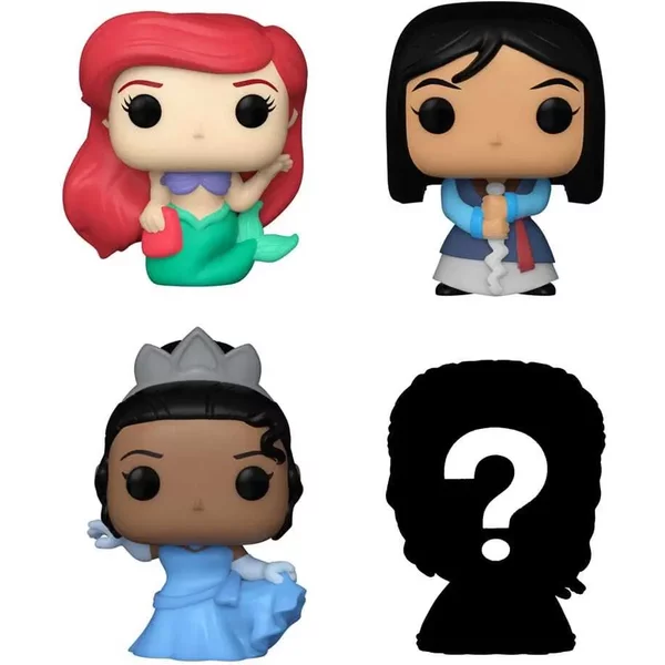 Figurine De Collection En Vynile Funko Disney Princesses Bitty POP (X4)-image