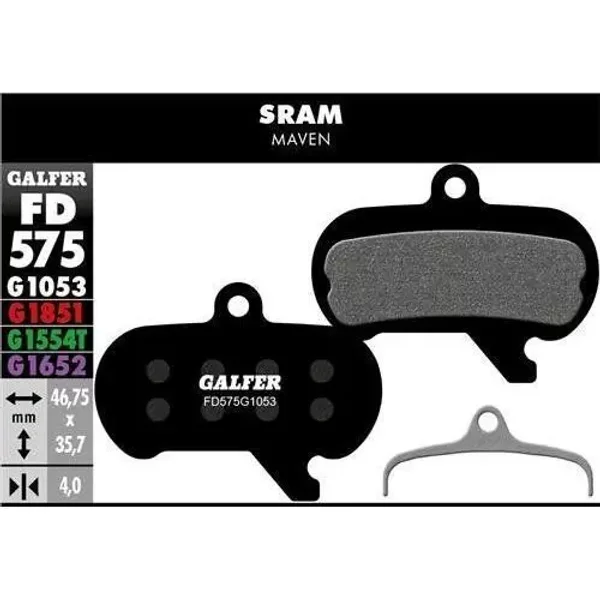 Plaquette De Frein Galfer Sram Maven-image