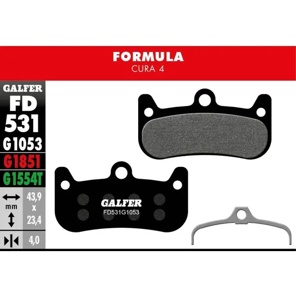 Plaquette de frein Galfer Formula Cura 4