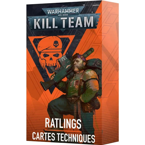Figurine Games Workshop Warhammer 40K - Kill Team Datacards Ratlings (Fr) (2024)-image