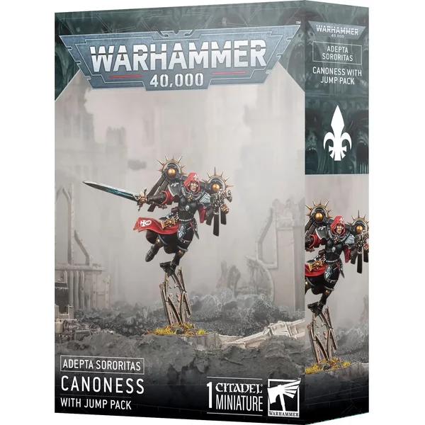 Jeux De SociéTé Games Workshop Warhammer 40K - Adepta Sororitas Chanoinesse Avec Reacteur Dorsal-image