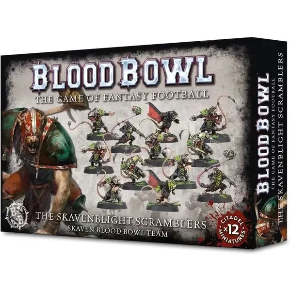 Figurine Games Workshop Blood Bowl - Team Skaven : Skavenblight Scramblers (X12)-image