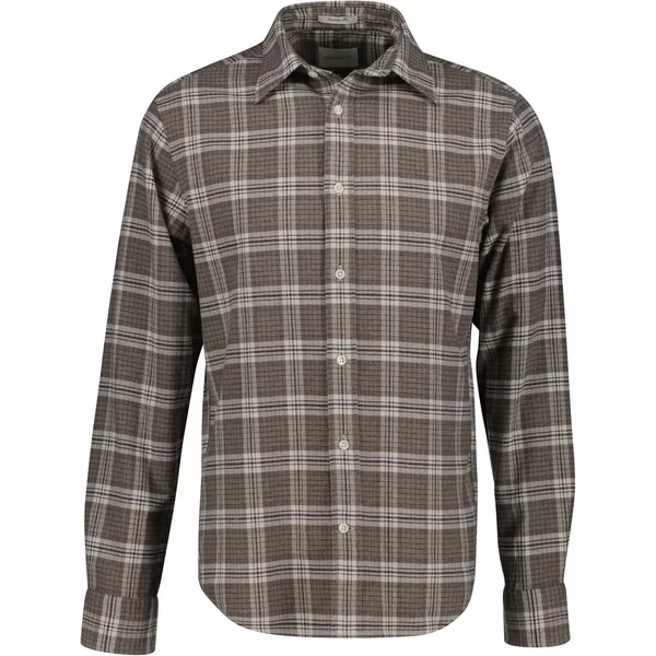 Chemise Gant Reg Flannel Melange Check-image