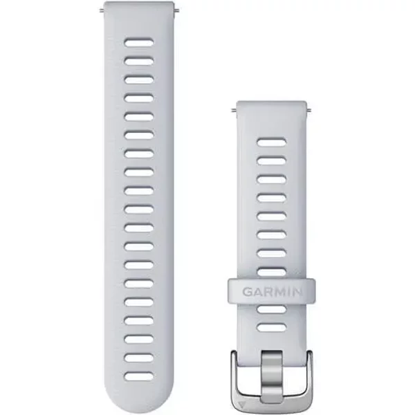Schnell LöSbares Uhrenarmband Mit Silberner Schnalle Garmin 18 Mm-image