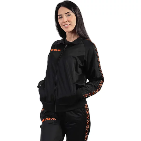 Veste de survêtement tricot à bande Givova
