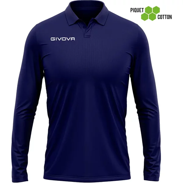 Langärmeliges Polo-Shirt Givova Winter