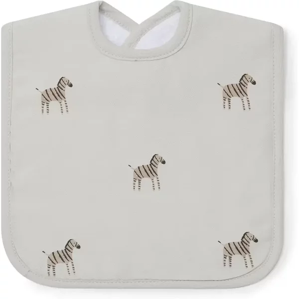 Bavoir Grand Format Pour BéBé Gloop! Zebra (X2)-image