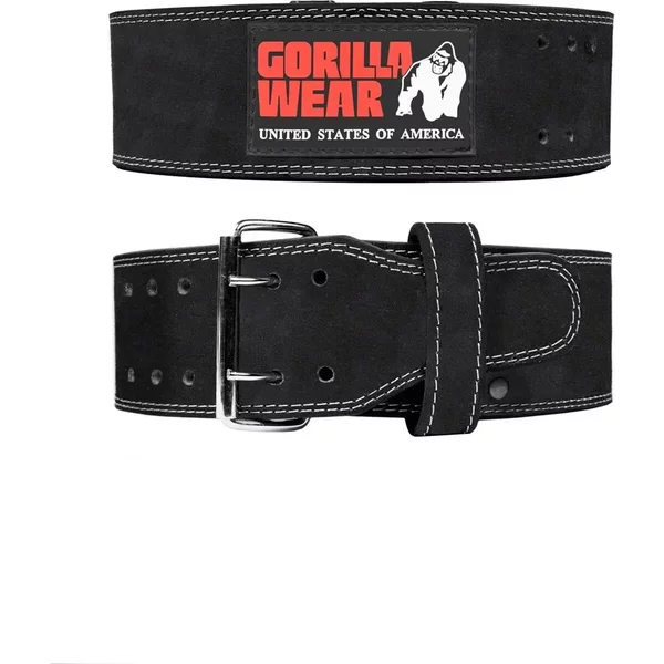 Ceinture de levage en cuir 4 pouces Gorilla Wear