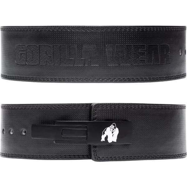 Ceinture de levage en cuir carbone Gorilla Wear 4"