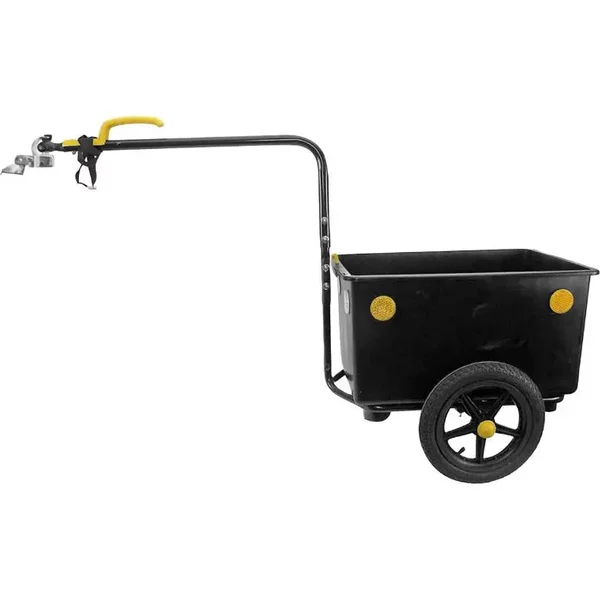 Remorque De VéLo Utilitaire Maxitrailer Avec Roues Fixation Tige De Selle 60 L Guilera-image