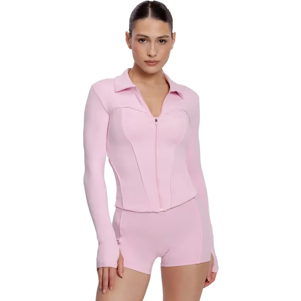 Giacca con zip da donna Gym Glamour Pilates Era