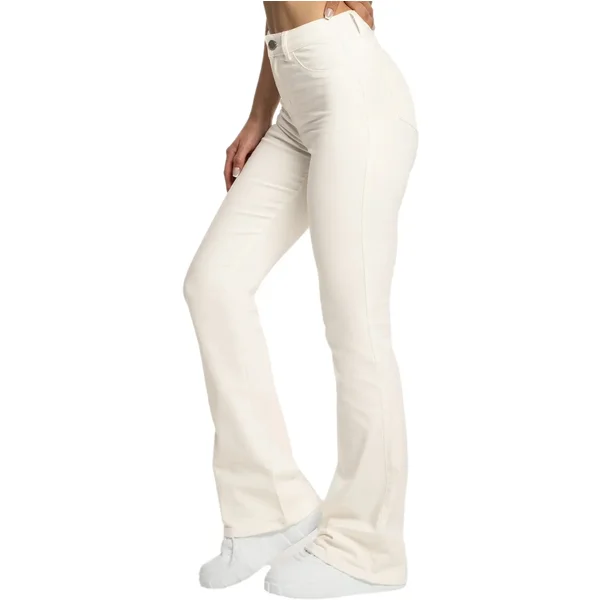 Lange Flared Jeans Damen Gym Glamour Perfect