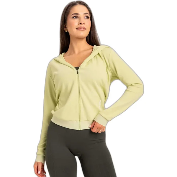 Felpa con cerniera a cappuccio da donna Gym Glamour