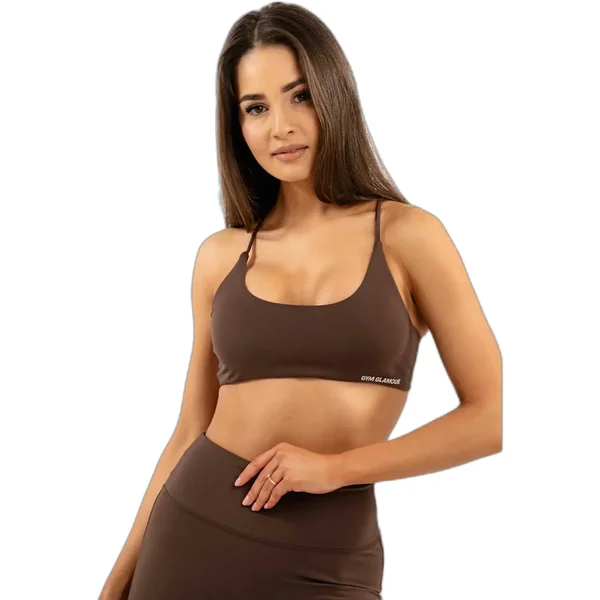 Neckholder-Sport-BH, Damen Gym Glamour