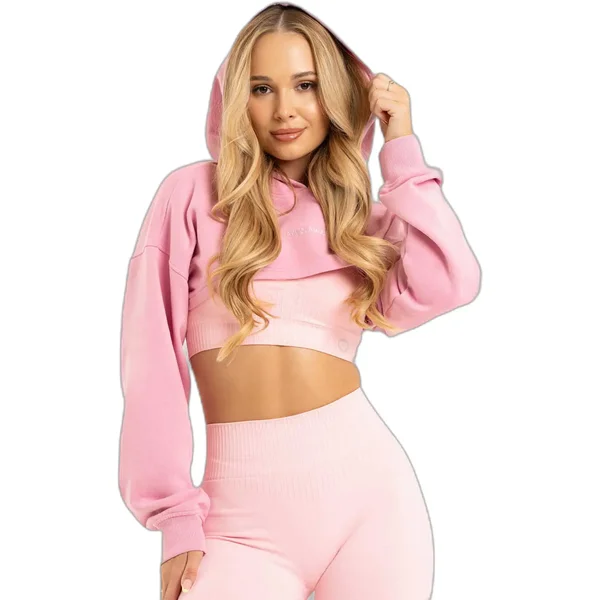Sudadera con capucha Croppée mujer Gym Glamour