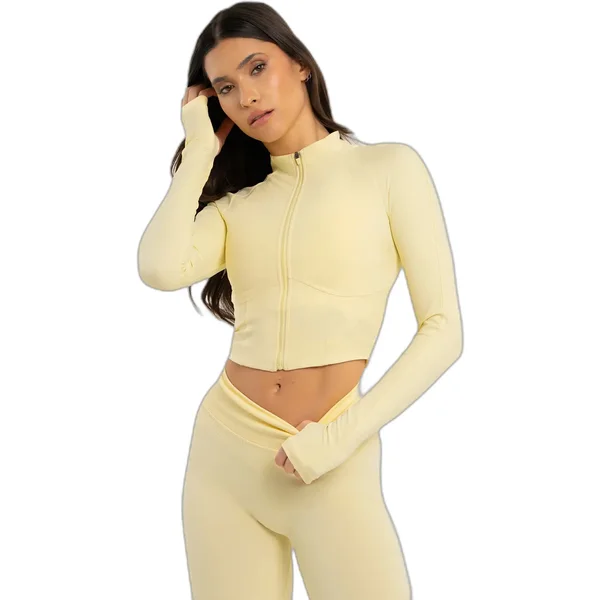Felpa Con Zip donna Gym Glamour Corset
