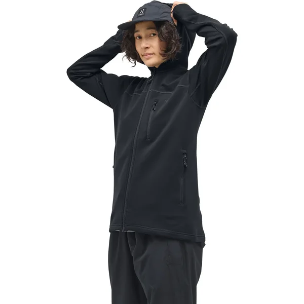 Chaqueta de senderismo con capucha para mujer Haglöfs Rosson Mid