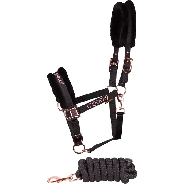 Ensemble Licol Et Longe Pour Cheval Harry's Horse Love-image