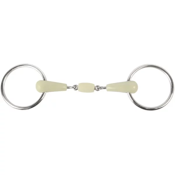 Mors 2 Anneaux Pour Cheval Double Brisure Harry's Horse Apple 18 Mm-image