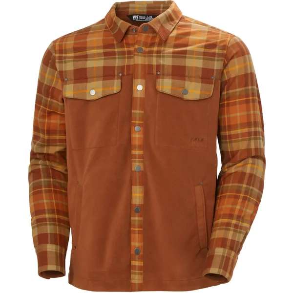 Camisa de sobrecamisa de manga larga de forro polar Helly Hansen Lokka