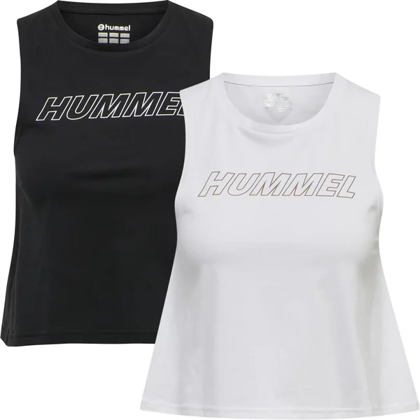 Débardeurs crop coton femme Hummel TE Cali (x2)