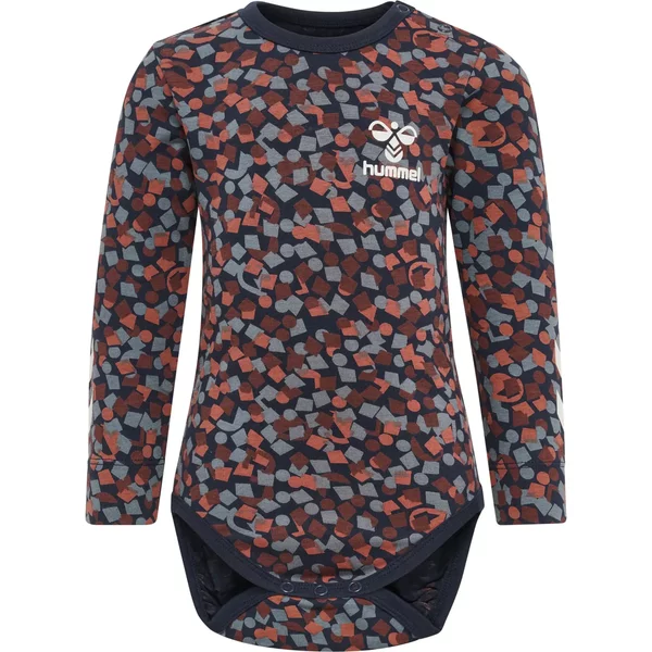 Langarm-Body für Babyjungen Hummel Confetti