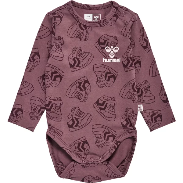 Body manches longues bébé garçon Hummel Sneaker