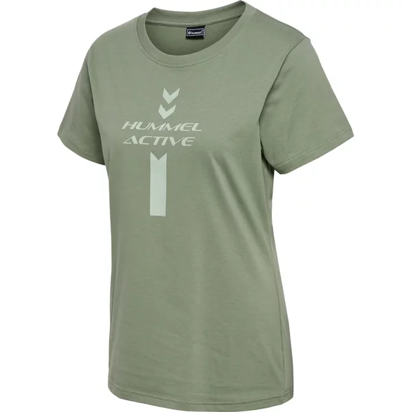 T-shirt coton graphique femme Hummel Active