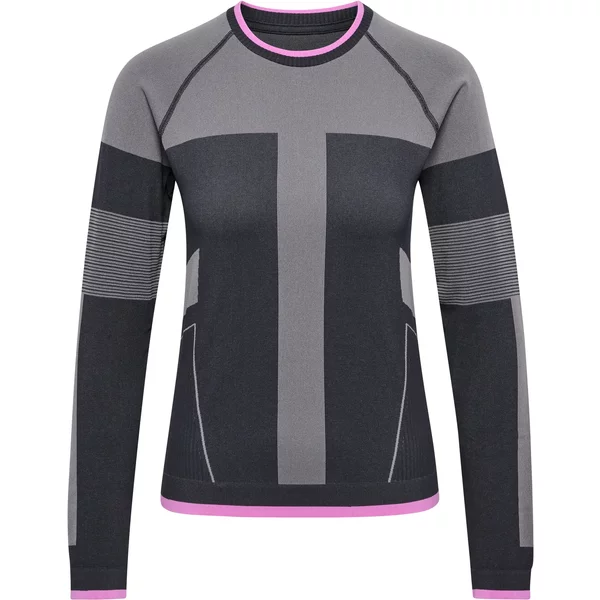 Nahtloses Langarm-T-Shirt FüR Frauen Hummel-image