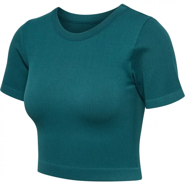Nahtloses Ripp-T-Shirt für Frauen Hummel Pulse
